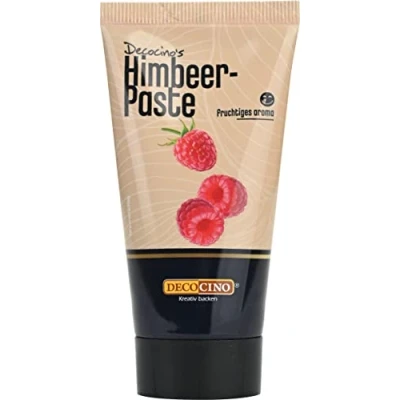 Abbildung von DECOCINO Himbeer Paste 50 g Backaroma mit natürlichem Aroma,zum Verfeinern von Pralinen,Desserts &amp; Kuchen gebrauchsfertig vegan
