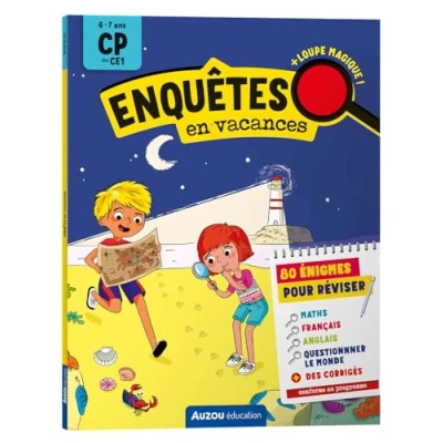 Abbildung von ENQUÊTES EN VACANCES DU CP AU CE1 CAHIER DE 2024: Avec une loupe magique