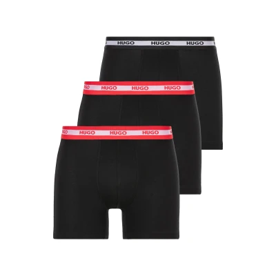 Abbildung von HUGO Underwear Boxer &quot;BOXERBR TRIPL PLANET&quot;, (Packung, 3 St., 3), mit elastischem Bund, Markenlogo