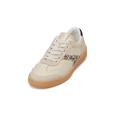 Abbildung von Marc O&#039;Polo Court Sneaker low, Damen, Größe: 36, Offwhite leopard black Schuhe