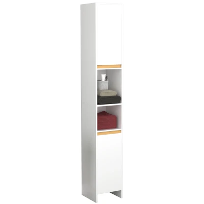 Abbildung von VCM Hochschrank Holz Badmöbel Badschrank Malira (1 St)
