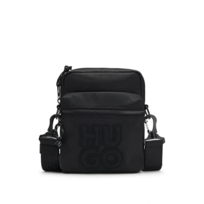 Abbildung von HUGO Malick ZIP Umhängetasche, Herren, Größe: One Size, Black