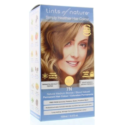 Abbildung von Tints of Nature Permanent Hair Colour 7N Natural Medium Blonde
