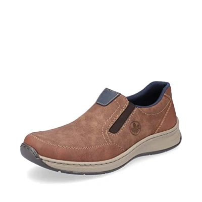 Abbildung von Rieker Slipper Almond fox denim, Herren, Größe: 40, denim Schuhe