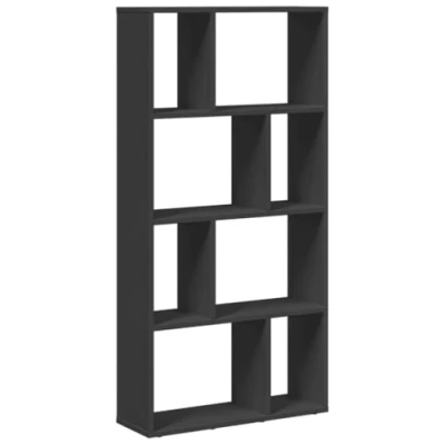 Abbildung von vidaXL Bücherregal Schwarz 60x20x120 cm Holzwerkstoff, 1 tlg.