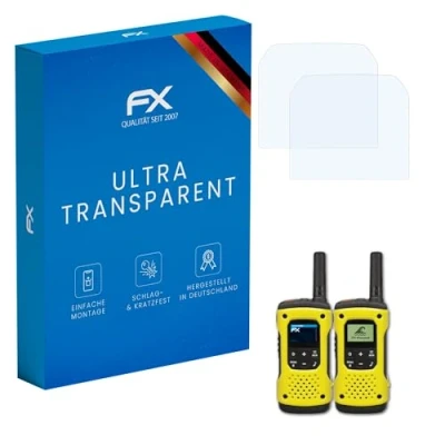Abbildung von atFoliX Schutzfolie kompatibel mit Motorola Talkabout T92 H2O Folie, ultraklare FX Displayschutzfolie (3er Set)