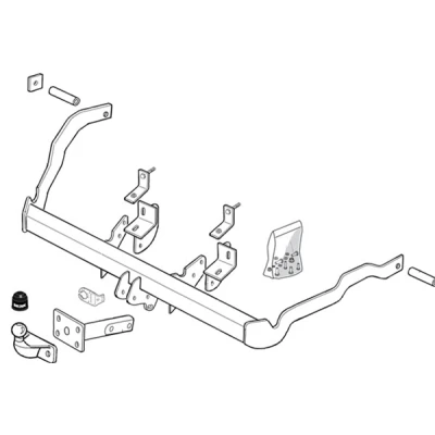 Abbildung von BRINK 408600 Anhängevorrichtung RENAULT: Kangoo I Rapid,