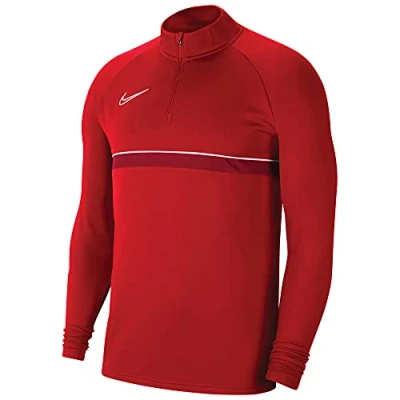 Abbildung von Nike Performance Academy 21 Drill Langarmshirt, Herren, Größe: Small, Rotweiss