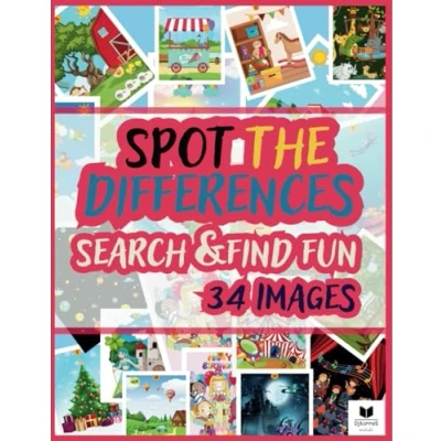 Abbildung von find the Differences: Color book to search and differences between two images. Perfect for children ages 6 up playing as a family.