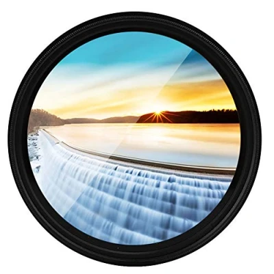 Abbildung von Objektivfilter, Ultra Slim Multi Coated 58MM Neutral Density ND Filter für/Nikon//Pentax//Fuji Kameraobjektive
