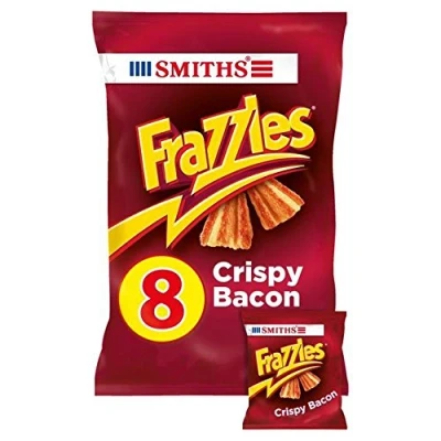 Abbildung von Smiths Frazzles Crispy Bacon Snacks 18g x 8 per pack