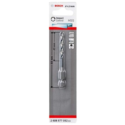 Abbildung von Bosch Accessories 2608577052 Metall Spiralbohrer 4 mm Gesamtlänge 83 1 St.