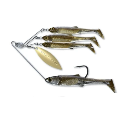 Abbildung von Livetarget Lures Minnow Spinnerbait Dark Amber/Gold 4/0 (11g)