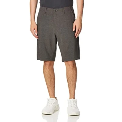 Abbildung von Volcom Herren Kerosene 21&quot; Hybrid Chino Lässige Shorts, Dunkelgrau meliert, 50