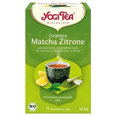 Abbildung von Yogi Tea Grüntee Matcha Zitrone Filterbeutel