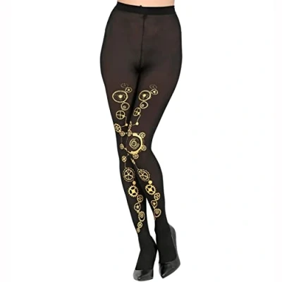 Abbildung von Widmann S.r.l. Kostüm Steampunk Strumpfhose für Damen 50 DEN Schwarz