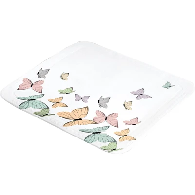 Abbildung von Kleine Wolke Duscheinlage &quot;Butterflies&quot;, mit Schmetterlingen, BxH: 55 x cm