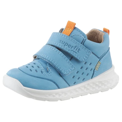 Abbildung von Superfit Breeze Unisex Sneaker low für Kinder, Größe: 30, Hellblau/orange Schuhe