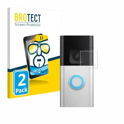 Abbildung von BROTECT (2 Stück Schutzfolie für Ring Battery Video Doorbell Pro Displayschutz Folie Ultra Klar
