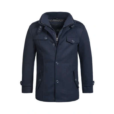 Abbildung von Indicode Jeans Brandan Kurzmantel, Herren, Größe: Medium, Dark blue