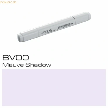 Abbildung von COPIC Classic Marker Typ BV 00, Mauve Shadow, professioneller Layoutmarker, mit einer breiten und feinen Spitze