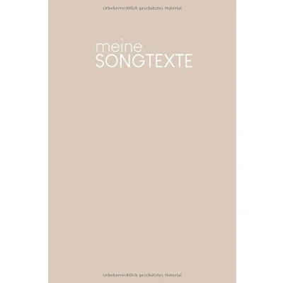 Abbildung von Meine Songtexte: Gepunktetes Notizbuch für deine Ideen Songs und Liedtexte Motiv: Nude