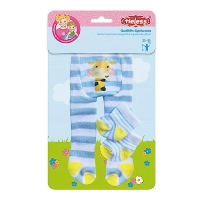 Abbildung von Puppenstrumpfhose mit S&ouml;ckchen &quot;Lustige Tiere&quot;, 1 Set, sortierte Ware, Gr. 35...