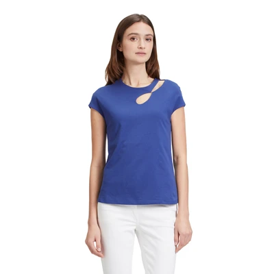 Abbildung von Betty Barclay MIT Cutouts Tshirt print, Damen, Größe: 36, Dunkelblau