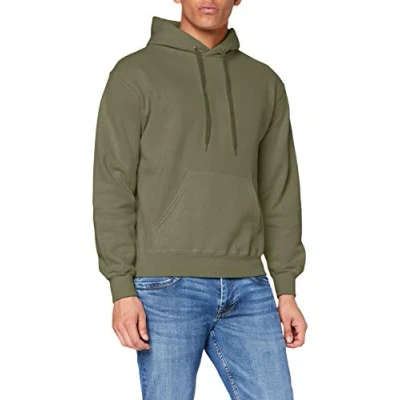 Abbildung von Fruit of the Loom Herren Kapuzenpullover, Grün (Classic Olive), XX Large