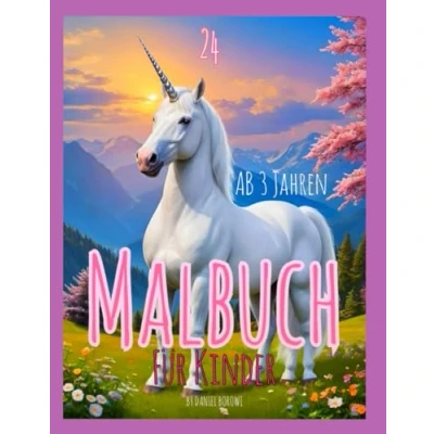 Abbildung von Einhorn Malbuch: Malbuch für Kinder ab 3 Jahren