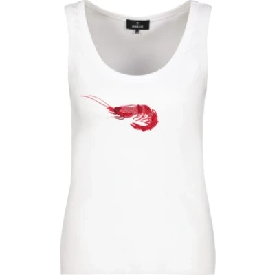 Abbildung von Monari Tanktop Top Shrimp Mit tiefem Rundhalsausschnitt