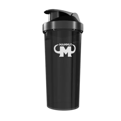 Abbildung von Eiweiß Shaker schwarz Design Mammut Stück