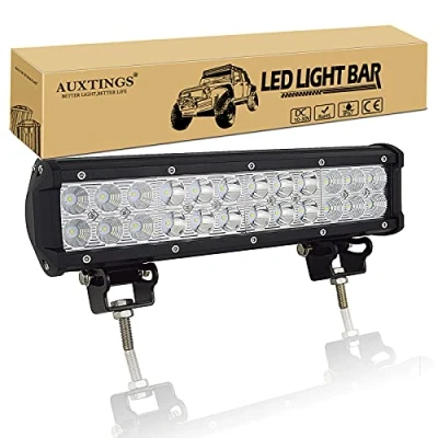 Abbildung von AUXTINGS LED Arbeitsleuchte, 30,5cm Lichtleiste, 72W, Nebelscheinwerfer, Flutlicht und Strahler, für Geländewagen, LKW, SUV, Allradantrieb