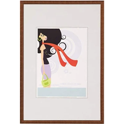 Abbildung von walther design Bilderrahmen bronze 50 x 60 cm New Lifestyle Kunststoffrahmen KV060J