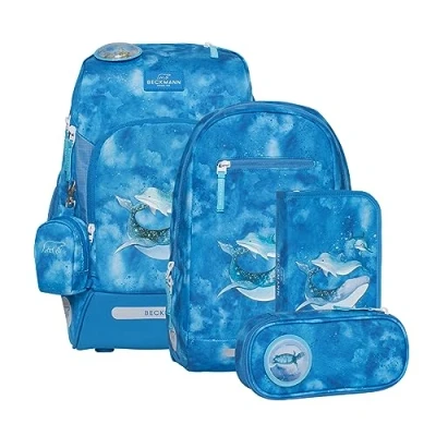 Abbildung von Beckmann of Norway Active AIR FLX 6TEILIGES SET Schulranzen für Kinder, Größe: One Size, Blau