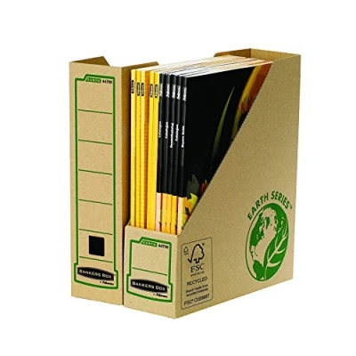 Abbildung von Bankers Box Earth Series (A4 Stehsammler 100% recycled) 20 Stück braun