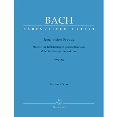 Abbildung von Jesu, meine Freude für fünfstimmigen gemischten Chor BWV 227 Motette . Chorpartitur: Urtext