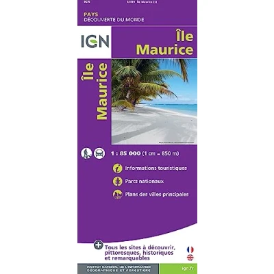 Abbildung von IGN Karte, Carte touristique Île Maurice (Découverte des Pays du Monde, Band 85001)