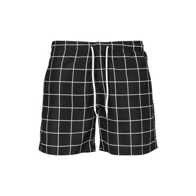 Abbildung von Urban Classics Badeshorts, Herren, Größe: Large, Black/white