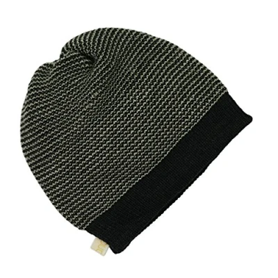Abbildung von Disana Beanie aus kbT Merino Schurwolle für Baby und Kinder (1=42 46 cm, Anthrazit melange)
