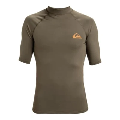 Abbildung von Quiksilver Upf50 Ss S/SL Surf Tee für Männer Iris Leaf XS