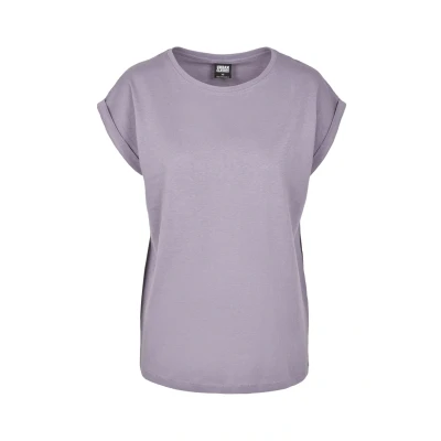 Abbildung von Urban Classics Extended Shoulder Tshirt basic, Damen, Größe: 3XL, Dustypurple