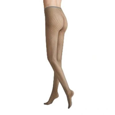 Abbildung von Hudson Damen Strumpfhosen Net Fashion 37 DEN Slate gray 0106 44 46