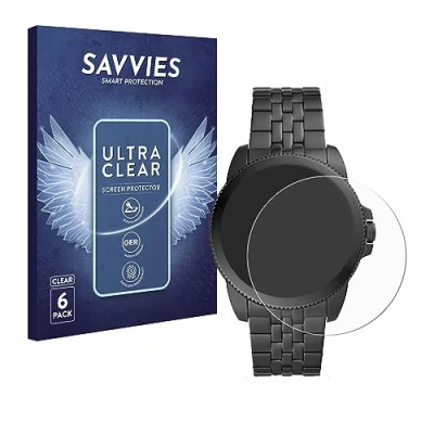 Abbildung von Savvies 6 Stück Schutzfolie für Fossil Gen 5E Displayschutz Folie Ultra Transparent