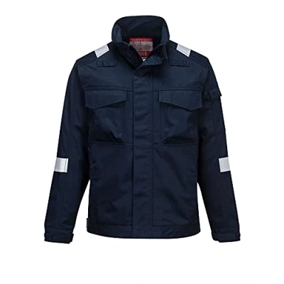 Abbildung von Portwest Bizflame Ultra Jacke, Farbe: Marineblau, Größe: M, FR68NARM