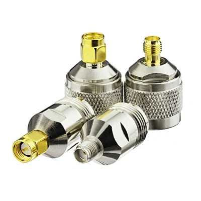 Abbildung von Eightwood Antennenadapter Kit N auf SMA 4 Typ für 4G LTE Antenne Wirelesse WiFi Router WLAN LAN MEHRWEG