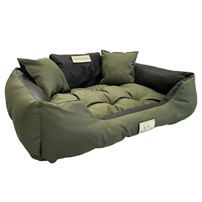 Abbildung von King Dog Tierbett 8AB, Hundebett Katzenbett 100x75 cm viele Farben Größe L