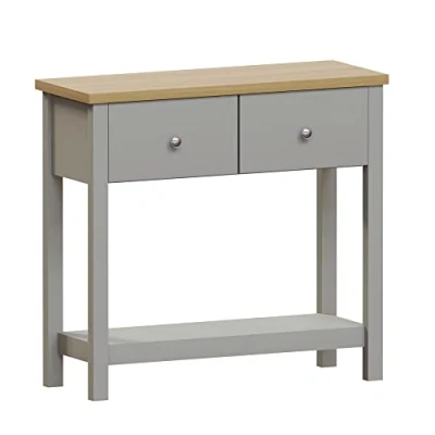 Abbildung von Vida Designs Schubladenboxen, MDF, Spanplatte und Melaminfurnier, Grau, Standard