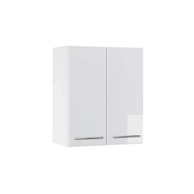 Abbildung von Vicco Hängeschrank Fame Line, Weiß Hochglanz/Weiß, 60 cm