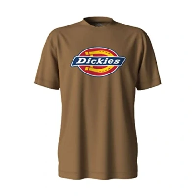 Abbildung von Dickies Herren Big &amp; Tall Kurzarm Tri Color Logo Graphic T Shirt, Braun Duck, L